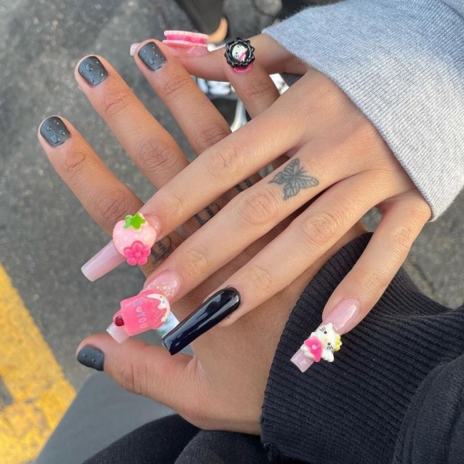 40+ Girly Kawaii Nail Art Designs — Mix n Match Cute Nails