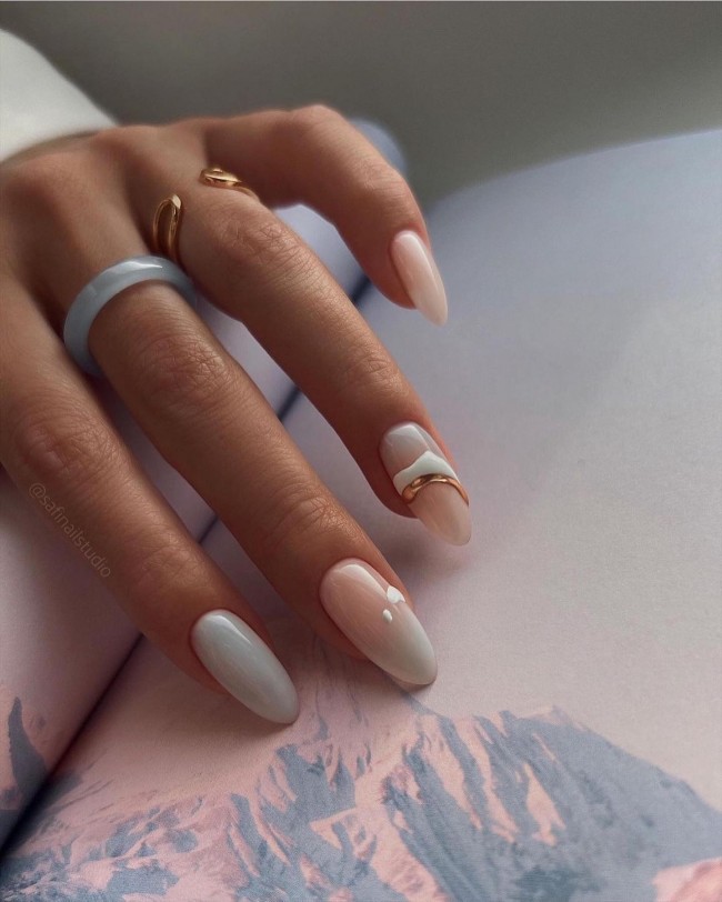 45 Pretty Nail Designs for Spring — Abstract Nails