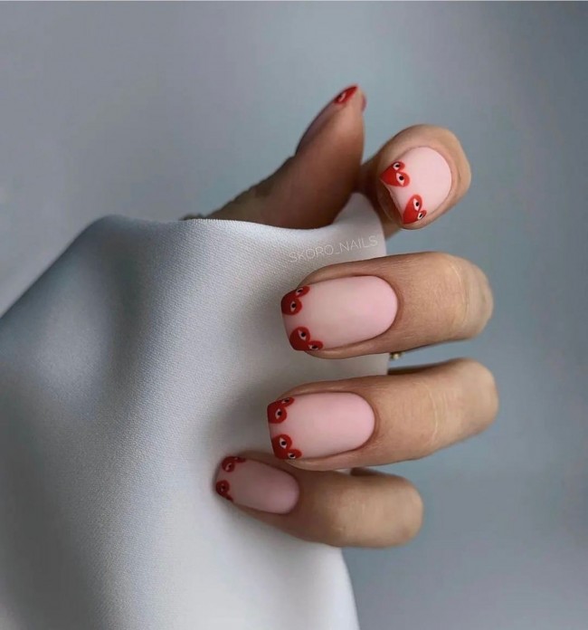 nail trends 2022, cute valentines day nails, valentines day nails 2022, valentines nail ideas, love heart nails , valentines nail acrylic, short nail art valentines, valentines nails gel