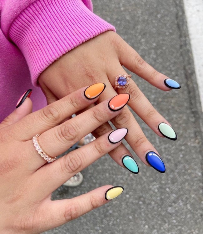 70 Pop Art Nails For A Fun Look — Simple & Colorful Nails