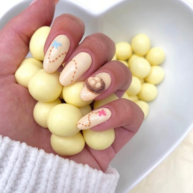 73 Easter Nails That Are Too Cute To Ignore — Milky Bar Mini Eggs