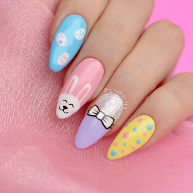 73 Easter Nails That Are Too Cute To Ignore — Mix and Match Easter Nail Art