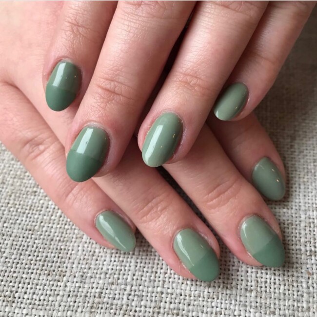 50 Most Stylish Sage Green Nail Designs — Sage Nails with Green Tips