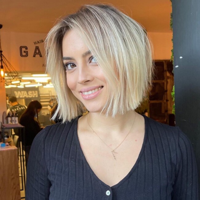 50 Cute Bob Haircuts For Every Hair Type — Blonde Textured Bob with ...