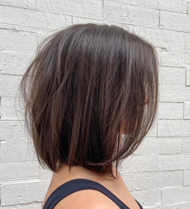 40 Incredibly Stylish Long Bob Haircuts & Hairstyles — Subtle Layered Lob Haircut