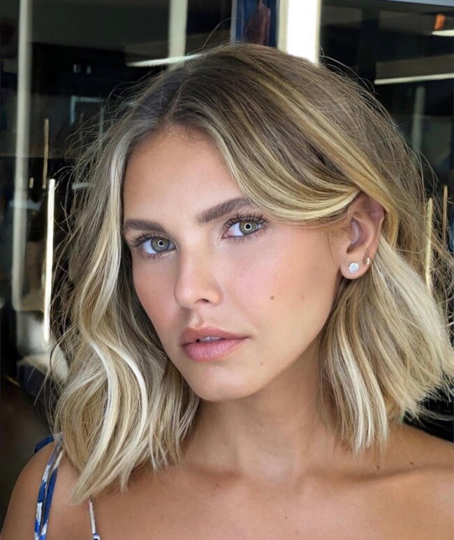 50 Best Bob and Lob Haircuts for Summer 2022 — Glam Blonde Lob Hairstyle