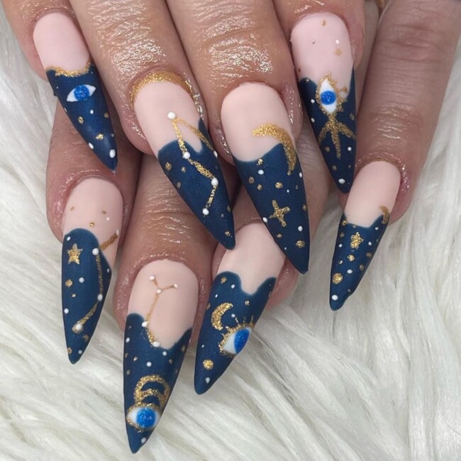 50+ Celestial Nail Art Design —