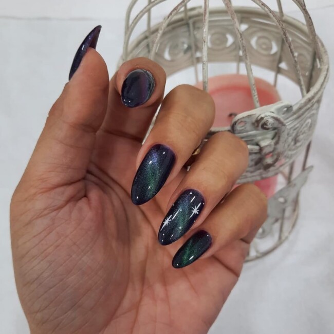 50+ Celestial Nail Art Design — Galaxy Inspired Nails