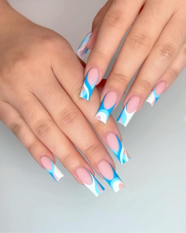 77 Summer French Nails That\’ll Match Your Wardrobe —