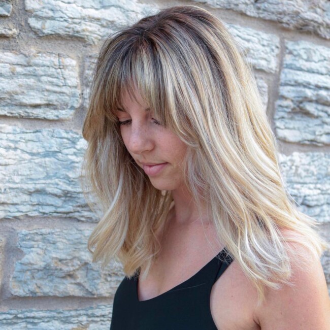 70+ Curtain Bangs That Are So Cute — Cute Blonde Blended