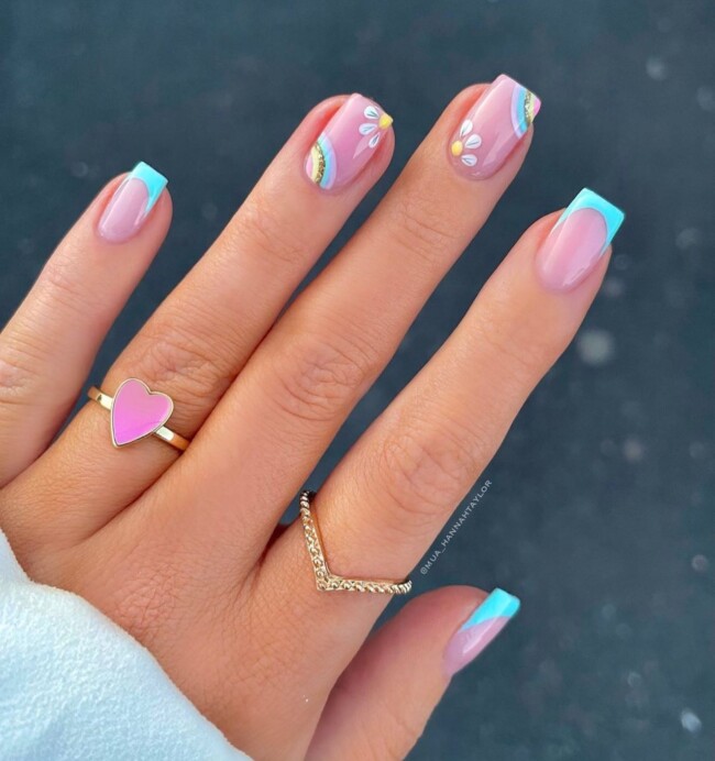 aesthetic nails 2022, aesthetic nails acrylic, aesthetic nails pastel, short aesthetic acrylic nails, aesthetic nails short, pastel nails, spring nails, spring nail designs