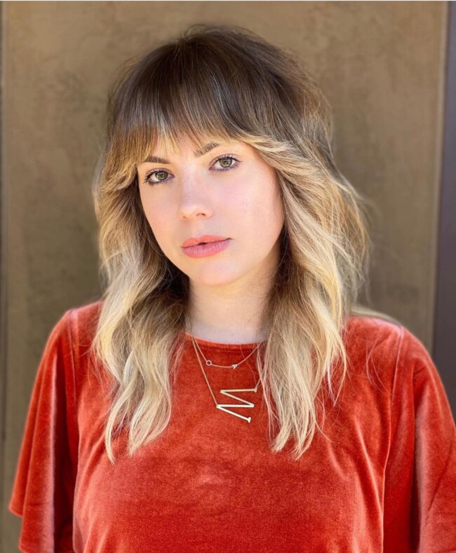 40 Ways to Wear Medium and Long Hair with Bangs — Blonde Face Lights