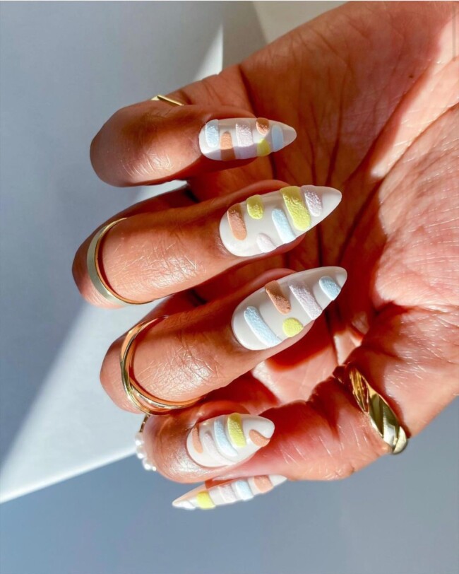 aesthetic nails 2022, aesthetic nails acrylic, aesthetic nails pastel, short aesthetic acrylic nails, aesthetic nails short, pastel nails, spring nails, spring nail designs