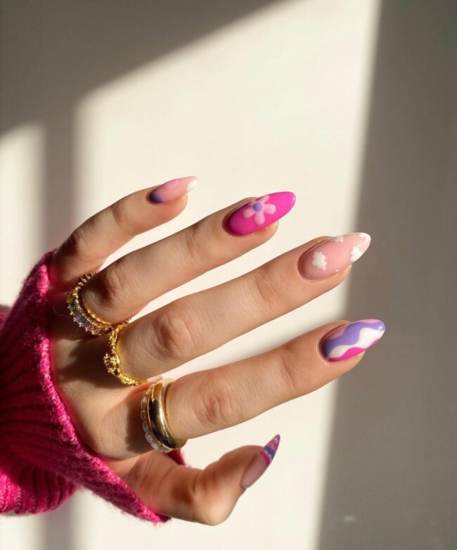 47 Best Spring Nails That Goes With Everything — Mix and Match Spring Nail Art