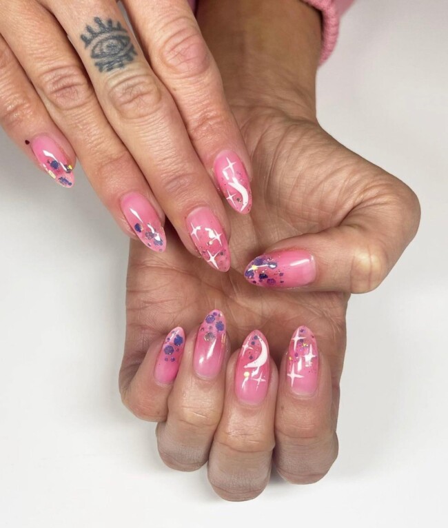 44 Trendy Pink Nails For Every Outfit — Dreamy Ombre Pink Nail Art