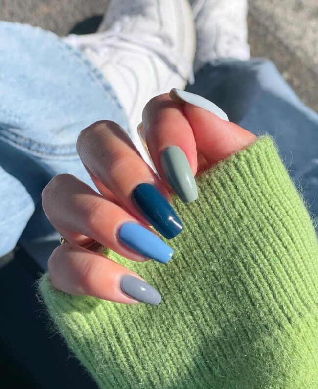 27 Best Summer Nail Colors — Cool Tone Coffin Nails