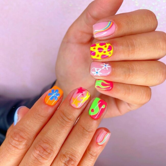 35 Cute Nail Designs for Spring and Summer — Funky Summer Nail Art