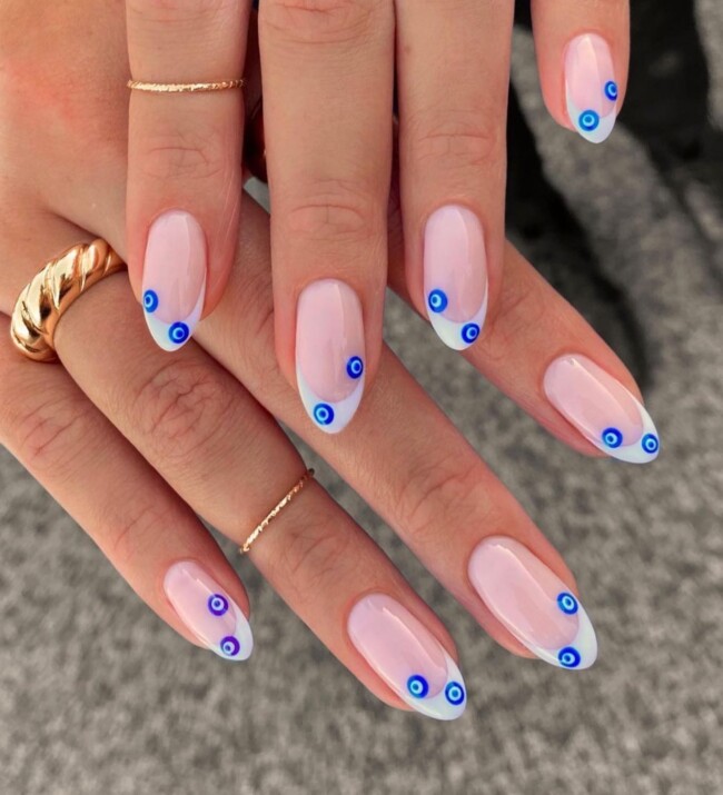 35 Cute Nail Designs for Spring and Summer — Evil Eye Nail Art