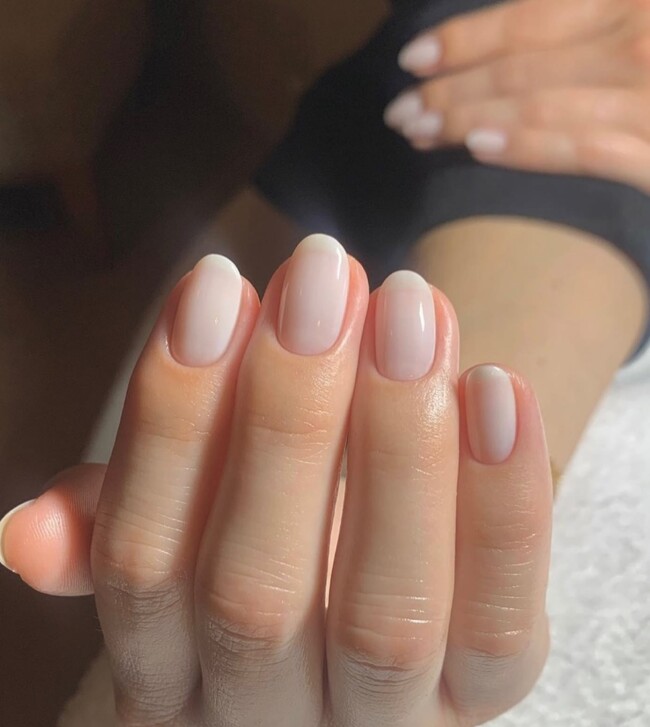 40 Nude Nail Designs For Any Occasion — Nude French Nails