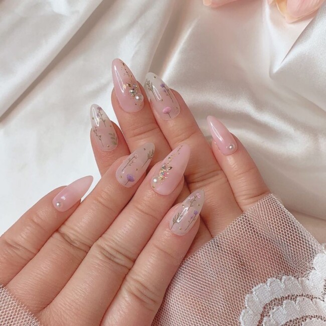 40 Nude Nail Designs For Any Occasion — Jelly Nude Nail Art