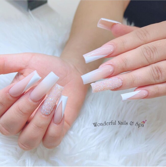 40 Nude Nail Designs For Any Occasion — Textured & French Acrylic Nail Art