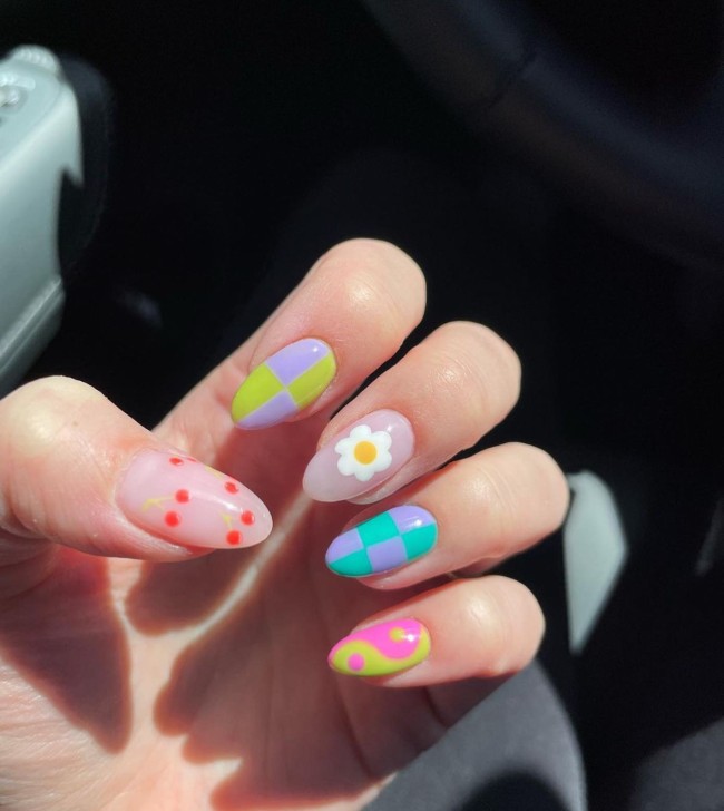 30 Best Spring Nail Colors and Designs — Mixed Fun Nail Design