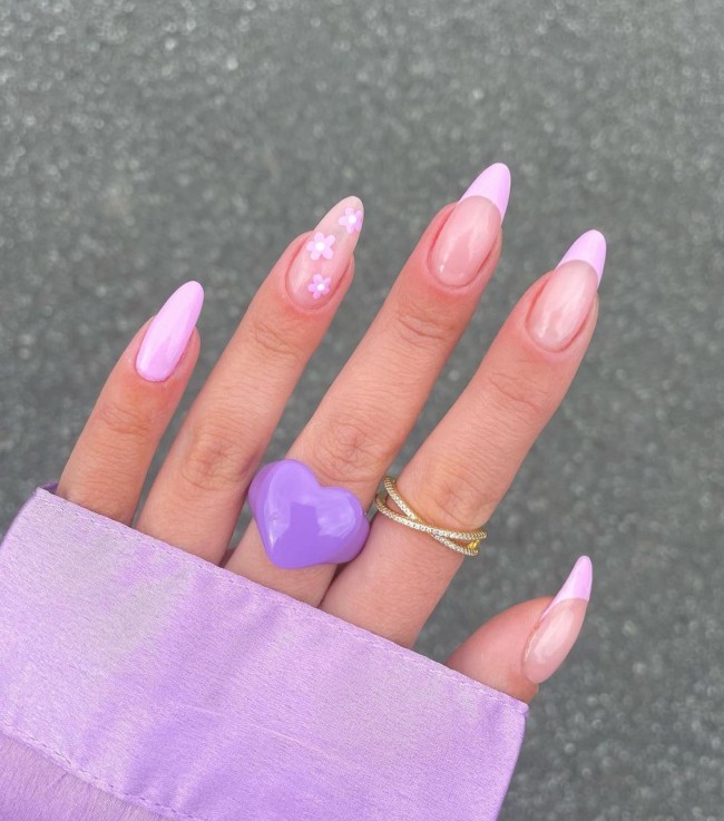 30 Best Spring Nail Colors and Designs — Light Pink French Nail Design