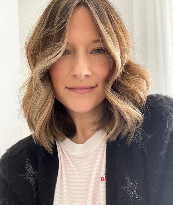 25 Cutest Lob Haircut Ideas — Textured Blonde Long Bob Haircut