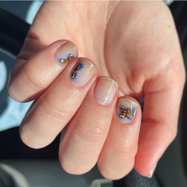 butterfly nail designs 2022, butterfly nail designs short, butterfly nail ideas, butterfly nails, pink, butterfly nails acrylic, butterfly nails, blue, butterfly nails, nail art designs, summer nail ideas, butterfly nails summer, acrylic nail designs