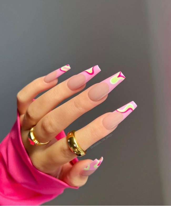 summer nails, summer nail trends, summer nail ideas, summer nail designs, summer nails 2022, vibrant nails, bright nails, nail art designs, colorful nails, mix and match nails, funky summer nails, colorful flower nails