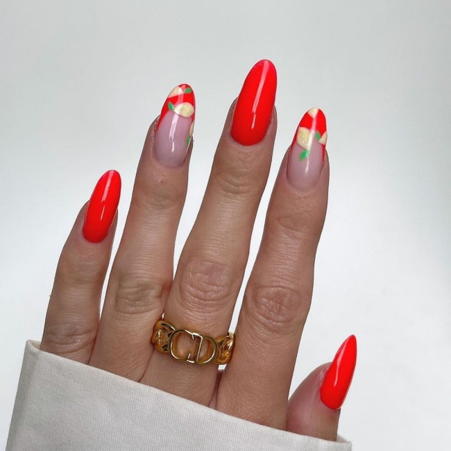 70 Pretty Nails That Are Appropriate To Wear in Summer — Lemon & Neon ...