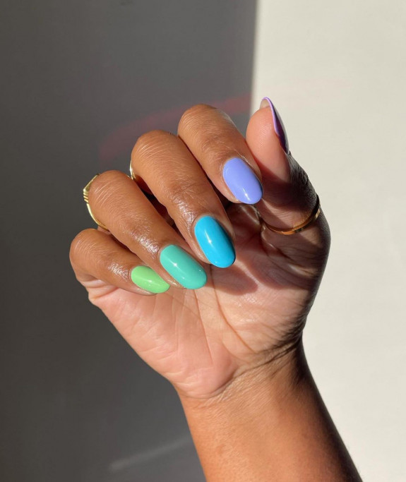 100 Cute Skittle Nails in 2022 — Cool Tone Nails