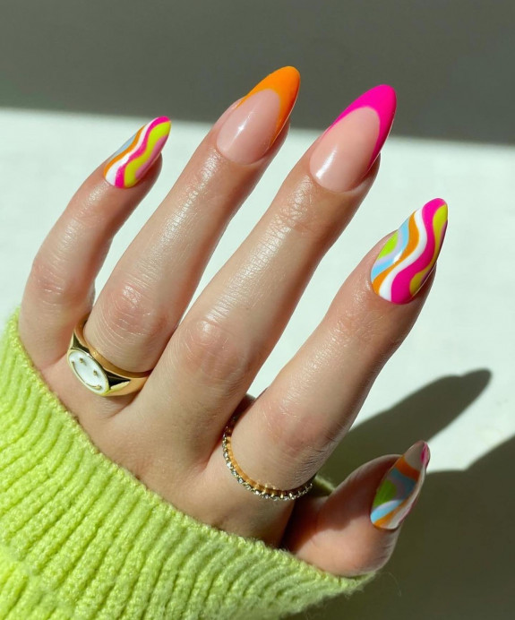 summer nail designs 2022, bright summer nails 2022, bright summer nails orange, bright summer nails short, bright summer nails coffin, bright summer nail designs, blue summer nails, pink summer nails, bright nails ideas, summer nails, acrylic