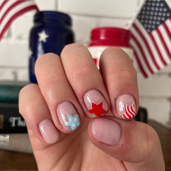 patriotic nails, patriotic nail designs,4th of july nails,  red, white and blue nails, patriotic gel nail designs, patriotic nails easy, patriotic acrylic nails, red, white and blue nail art designs, red and blue nails designs, patriotic 4th of july nail ideas, simple red and blue nails, memorial day nails