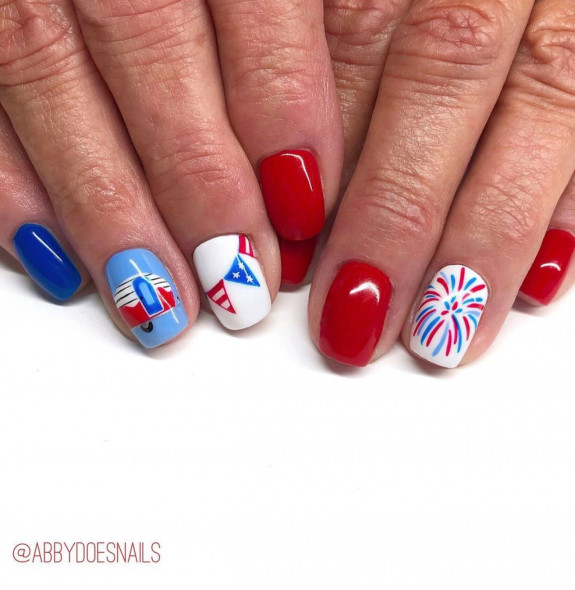 patriotic nails, patriotic nail designs,4th of july nails,  red, white and blue nails, patriotic gel nail designs, patriotic nails easy, patriotic acrylic nails, red, white and blue nail art designs, red and blue nails designs, patriotic 4th of july nail ideas, simple red and blue nails, memorial day nails