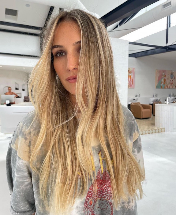 45 Trendy Long Haircuts — Dirty Blonde Beach Vibe