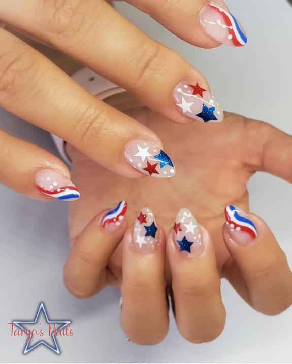 patriotic nails, patriotic nail designs,4th of july nails,  red, white and blue nails, patriotic gel nail designs, patriotic nails easy, patriotic acrylic nails, red, white and blue nail art designs, red and blue nails designs, patriotic 4th of july nail ideas, simple red and blue nails, memorial day nails