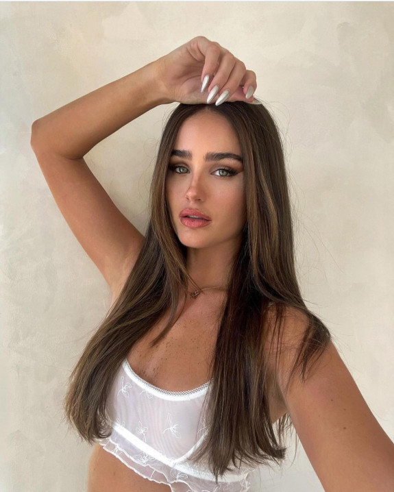 45 Trendy Long Haircuts — Sleek Long Hair + Curtain Bangs