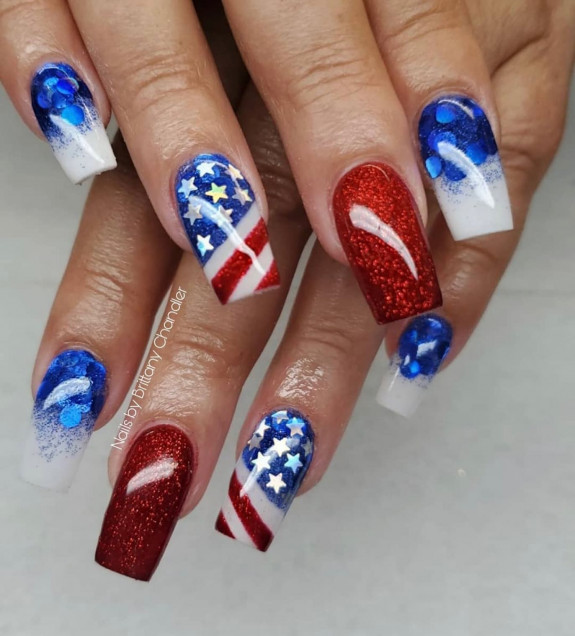 30+ Patriotic 4th of July Nail Art Ideas — Memorial Day Nails