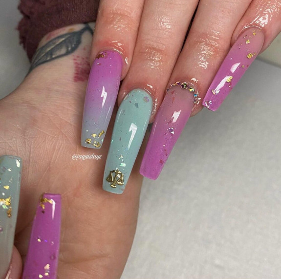 35 Best Libra Nail Designs in 2022 — Green, Pink and Ombre Nails with Libra Symbol