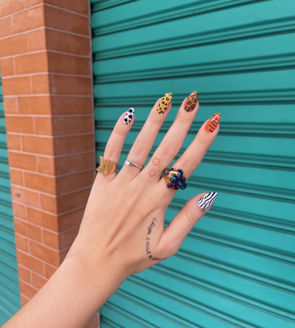 50 Trendy Animal Print Nail Ideas — Different Animal Print Nails