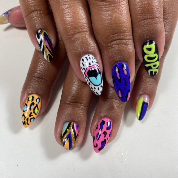 50 Trendy Animal Print Nail Ideas — Animal Print and Pop Art Nails