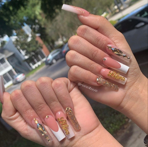 35 Best Libra Nail Designs in 2022 — Mix and Match Libra Birthday Nails