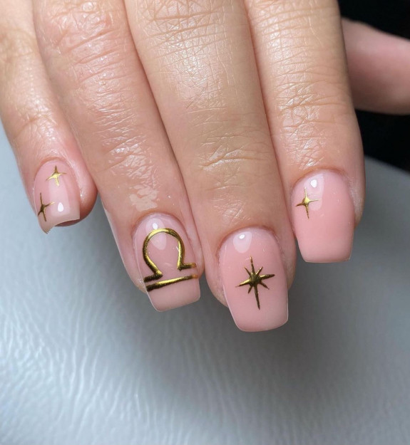 horoscope nails, libra nail designs 2022, libra acrylic nails, libra nails, libra nail ideas, libra gel polish, libra short nails, libra horoscope nails, libra birthday nails, zodiac nails, libra constellation nails