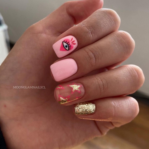 40+ Cute Short Nail Designs for 2022 — Glitter and Pink Nails