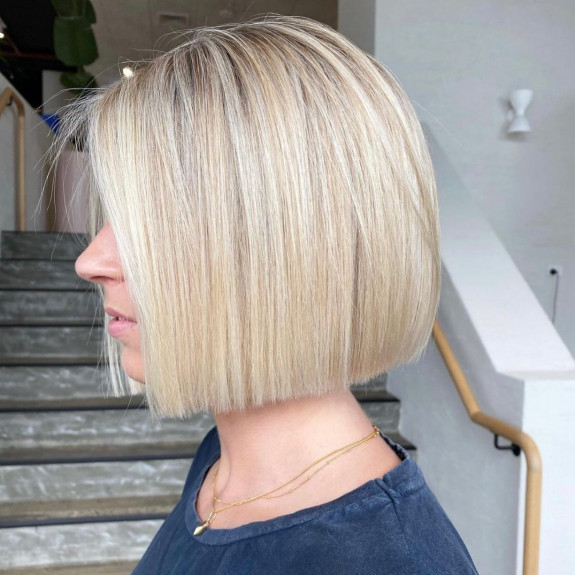 40 Trendy Bob and Lob Haircuts — Blonde Bob Haircut