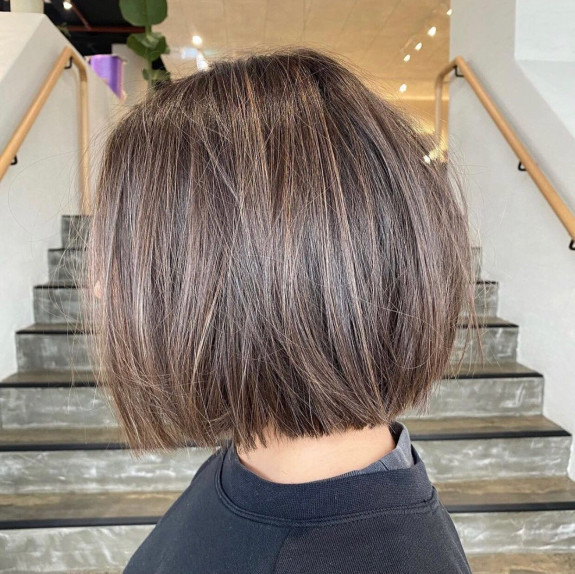 40 Trendy Bob and Lob Haircuts — Brownish Bob Haircut