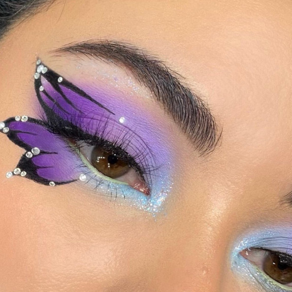 30+ Cute Eye Makeup Looks To Recreate — Butterfly Eye Makeup