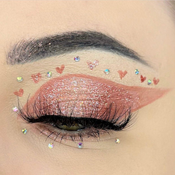 30+ Cute Eye Makeup Looks To Recreate — Nude Pink Eye Makeup