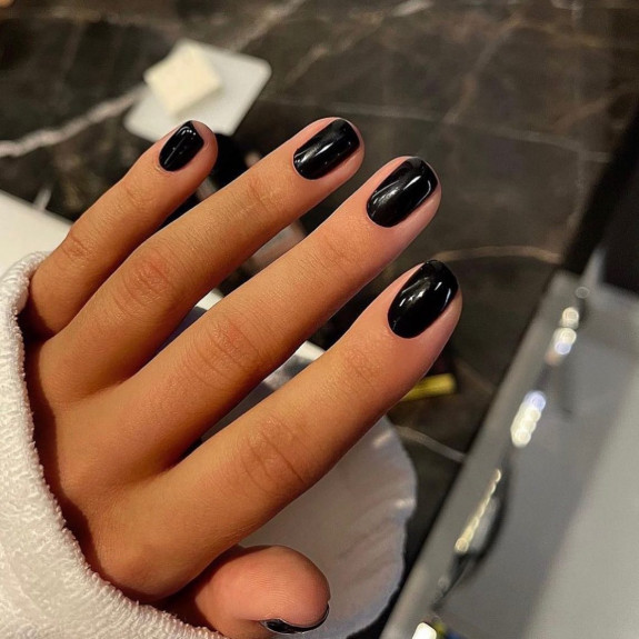 60 Charming Black Nail Ideas — Cute Black Nails